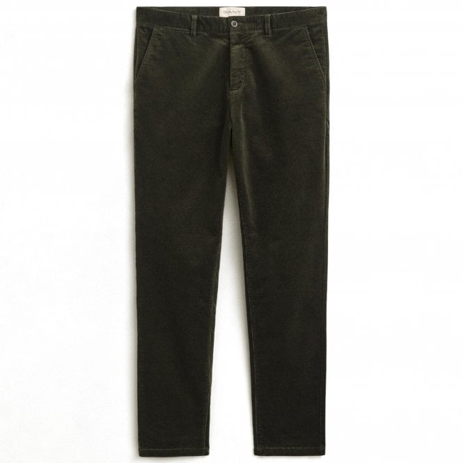 Gant Παντελόνι Chino Κοτλέ Στενή Γραμμή