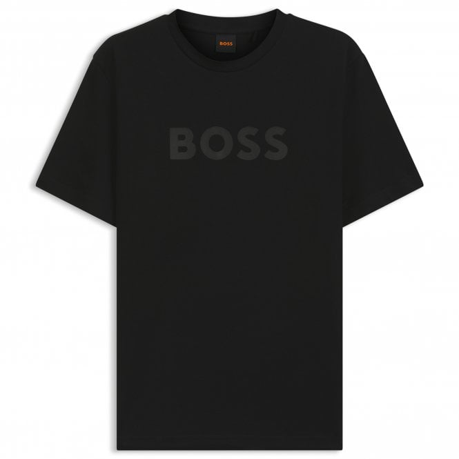 BOSS T-Shirt Μπλούζα Te_Logo Κανονική Γραμμή