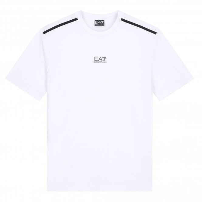 EA7 T-shirt Μπλούζα Natural Ventus7 Κανονική Γραμμή