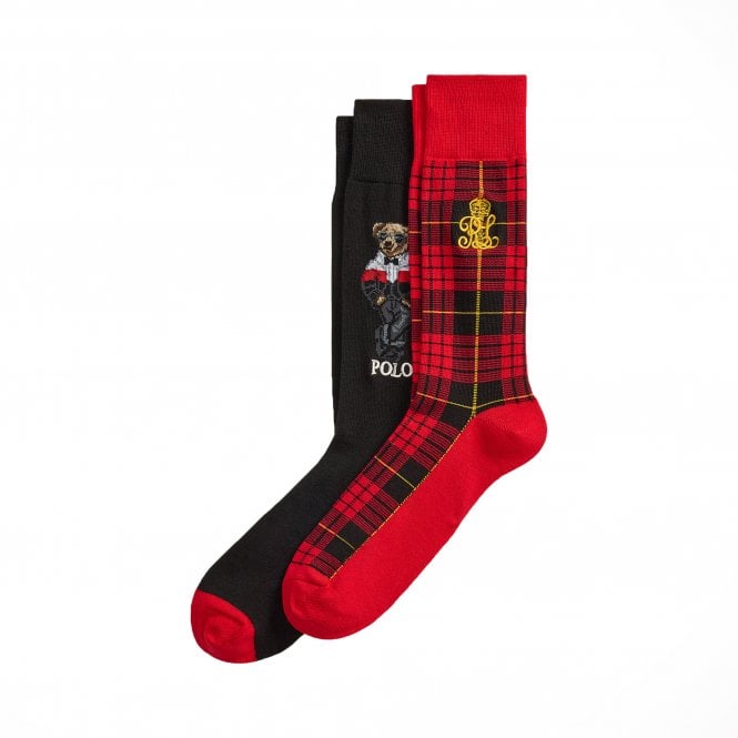 Ralph Lauren Bear Polo Κάλτσες || 2Pack