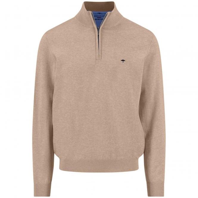 Fynch-Hatton Πουλόβερ Half-Zip Κανονική Γραμμή