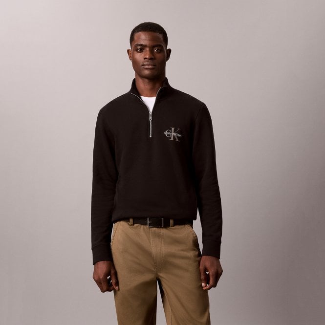Calvin Klein Φούτερ 350Terry Micro Monologo Κανονική Γραμμή