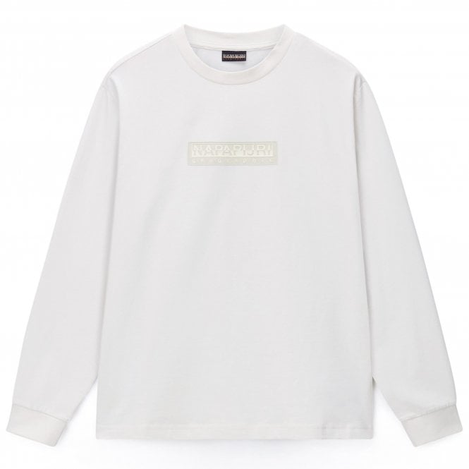 Napapijri T-shirt Μπλούζα S-Box Logo Άνετη Γραμμή