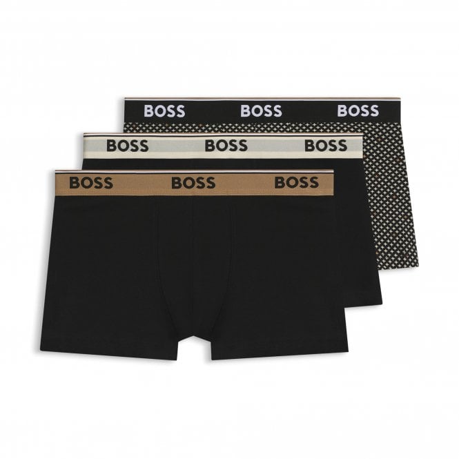 BOSS Εσώρουχο Trunk 3P Power Desig Πακέτο 3 τμχ