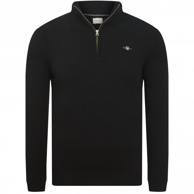 Gant Πλεκτό Half Zip Πουλόβερ Κανονική Γραμμή