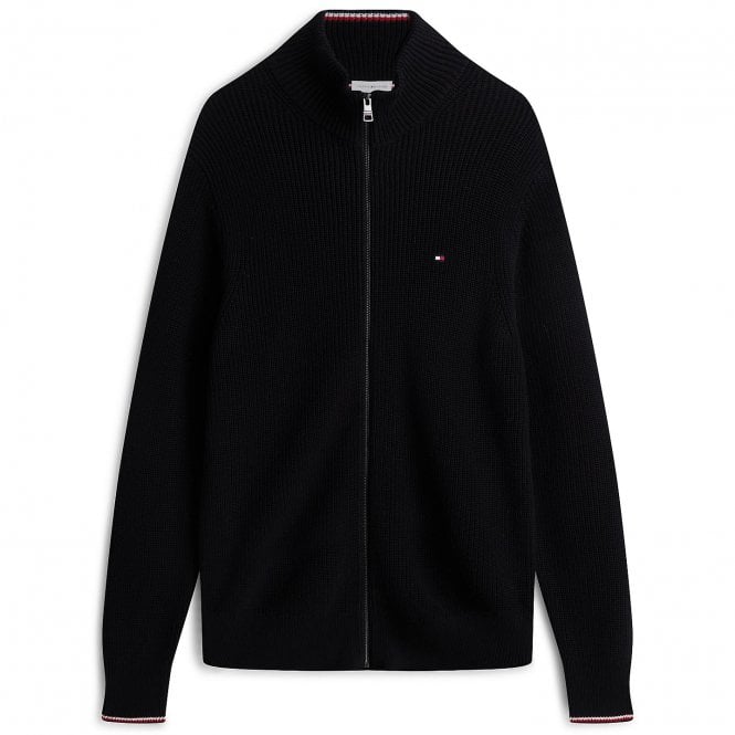 Tommy Hilfiger Ζακέτα Πλεκτή RWB Rib Κανονική Γραμμή