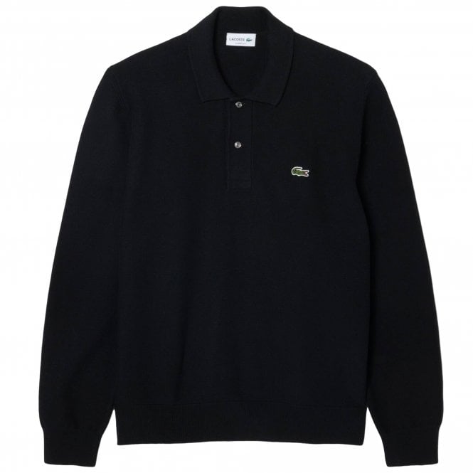Lacoste Πλεκτή Polo Μπλούζα Κανονική Γραμμή