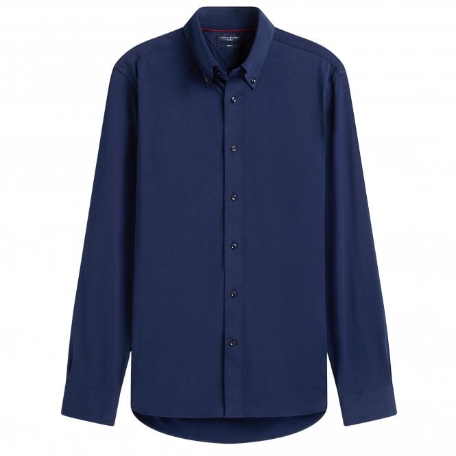 Tommy Hilfiger Πουκάμισο Performance Interlock Κανονική Γραμμή
