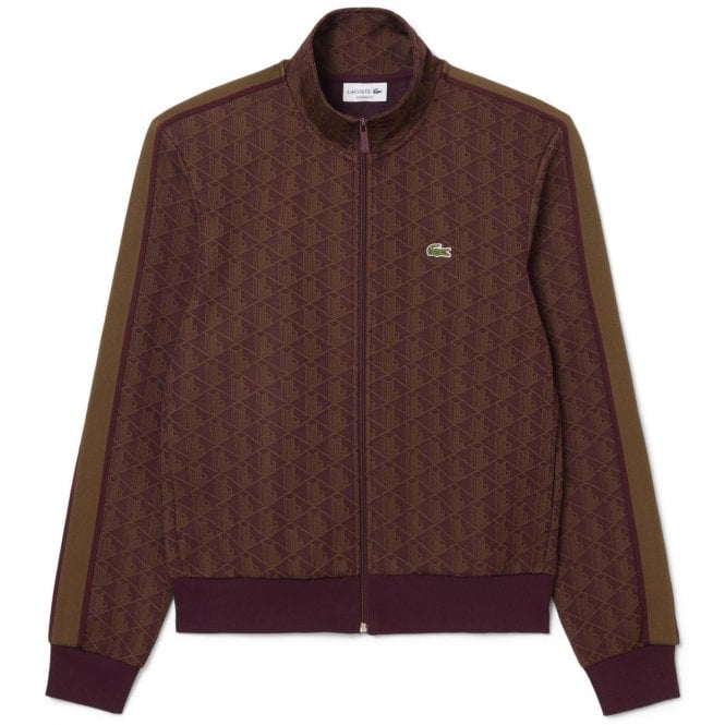 Lacoste Ζακέτα Φούτερ Paris Jacquard Monogram Κανονική Γραμμή