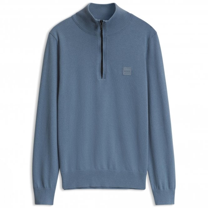 BOSS Πλεκτό Half-Zip Kanobix_S Κανονική Γραμμή