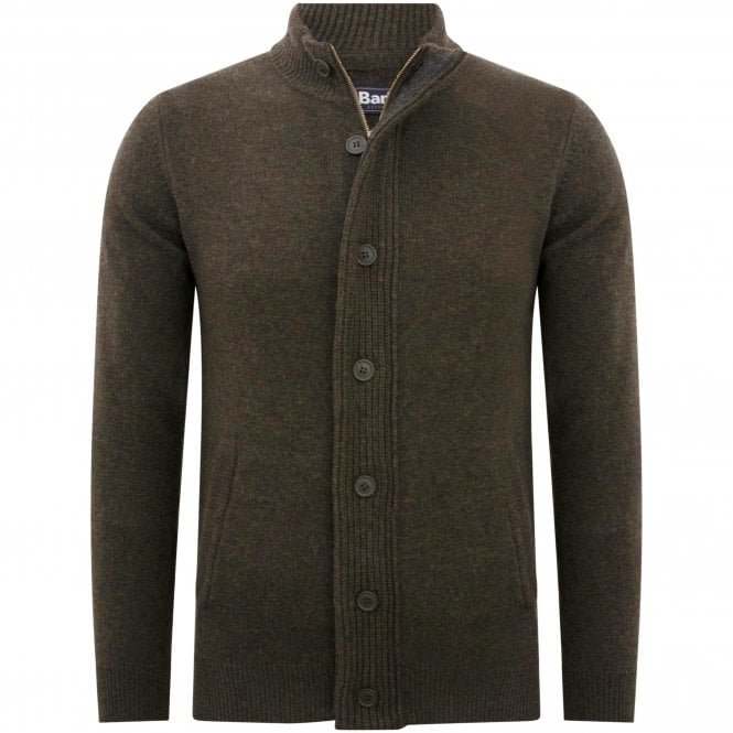 Barbour Ζακέτα Μάλλινη Patch Zip Thru Κανονική Γραμμή