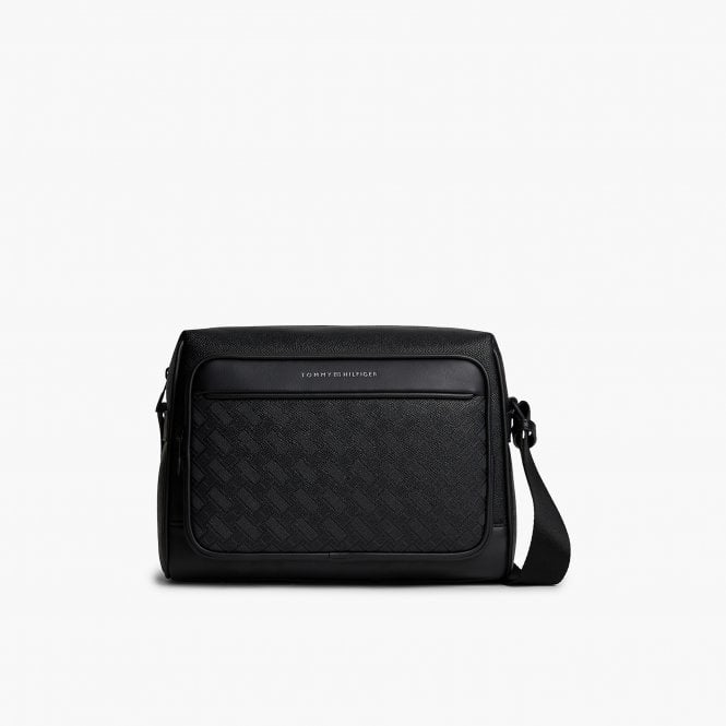 Tommy Hilfiger Τσαντάκι Δερμάτινο TH Monogram Messenger