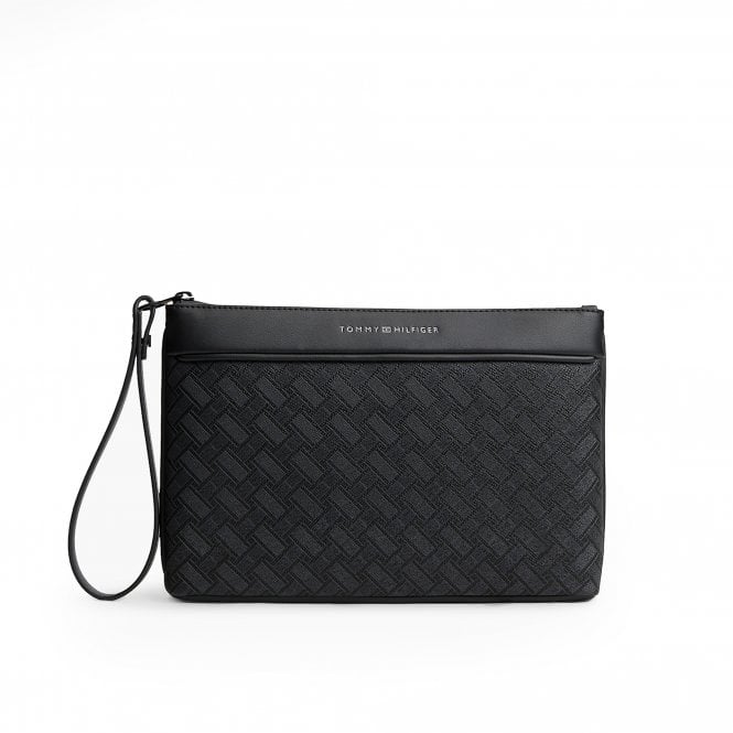 Tommy Hilfiger Τσαντάκι Δερμάτινο TH Monogram Pouch