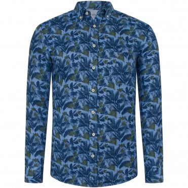 Fynch-Hatton Πουκάμισο Floral Print Κανονική Γραμμή