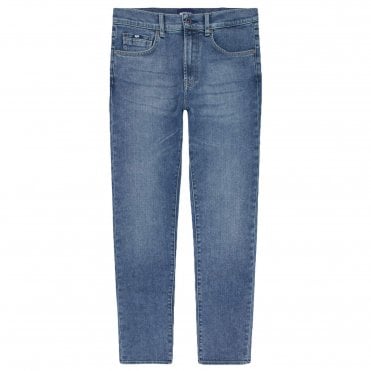 Gas Jeans Albert Simple Rev Jean Παντελόνι Στενή Γραμμή 11oz.