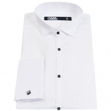 Karl Lagerfeld Πουκάμισο με Διπλή Μανσέτα Modern Fit