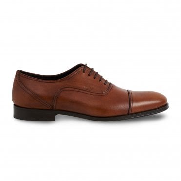 Boss Shoes Παπούτσι Δερμάτινο Αμπιγιέ Με Μικροσχέδιο