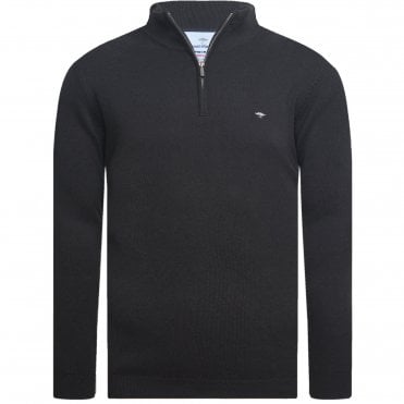 Fynch-Hatton Πουλόβερ Half-Zip Κανονική Γραμμή