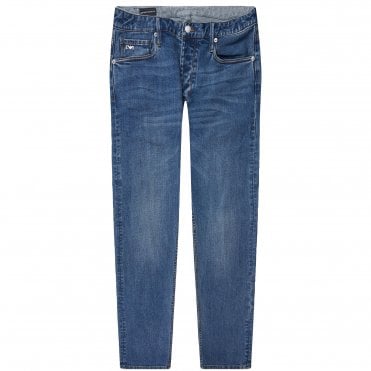 Emporio Armani Jean Παντελόνι Στενή Γραμμή (J75)