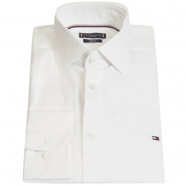 Tommy Hilfiger Πουκάμισο Poplin Στενή Γραμμή
