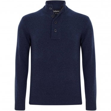 Barbour Πλεκτό Half Zip Sid Κανονική Γραμμή