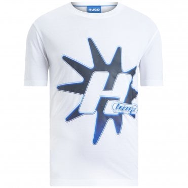 HUGO T-shirt Nestrolo Άνετη Γραμμή