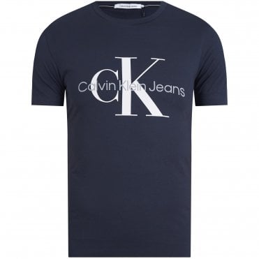 Calvin Klein T-shirt Μπλούζα Core Monogram Στενή Γραμμή