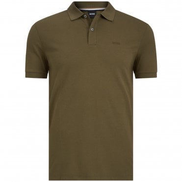 BOSS Polo Μπλούζα Pallas Πικέ Κανονική Γραμμή