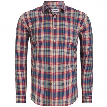 Barbour Πουκάμισο Clifton Madras Άνετη Γραμμή