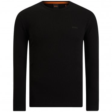 BOSS T-shirt Tempesto Waffle Κανονική Γραμμή