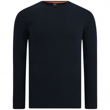 BOSS T-shirt Tempesto Waffle Κανονική Γραμμή