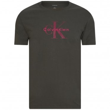Calvin Klein T-shirt Μπλούζα Hero Monologo 20s Κανονική Γραμμή