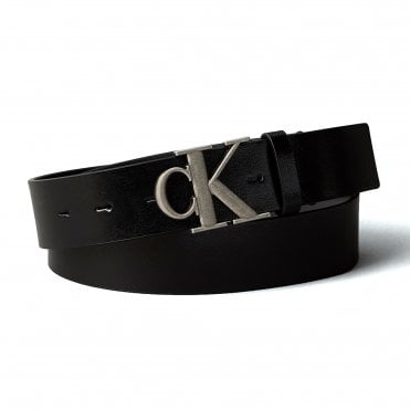 Calvin Klein Ζώνη Δερμάτινη Monogram Buckle 3,5cm