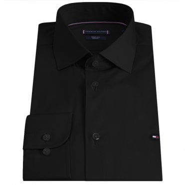 Tommy Hilfiger Πουκάμισο Flex Poplin Στενή Γραμμή