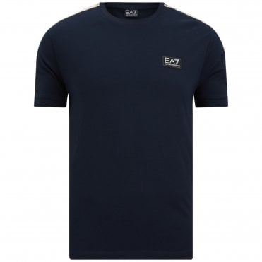 EA7 T-shirt Μπλούζα Sporty Logo Series Κανονική Γραμμή