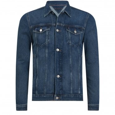 Tommy Hilfiger Jean Μπουφάν Trucker Κανονική Γραμμή