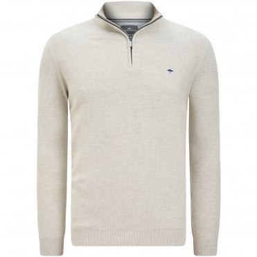 Fynch-Hatton Πουλόβερ Half-Zip Κανονική Γραμμή