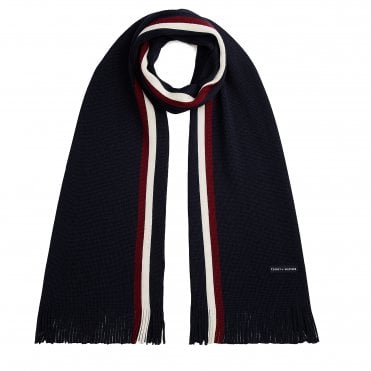 Tommy Hilfiger Κασκόλ Raschelle Μάλλινο Ριγέ