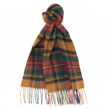 Barbour Κασκόλ Wool-Cashmere Καρό