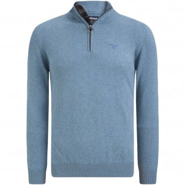 Barbour Πλεκτό Half Zip Pima Cotton Κανονική Γραμμή