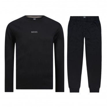BOSS Πυτζάμα Relax Long Set Κανονική Γραμμή