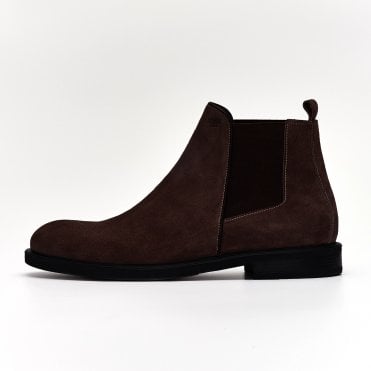 Boss Shoes Μποτάκι Δερμάτινο Suede
