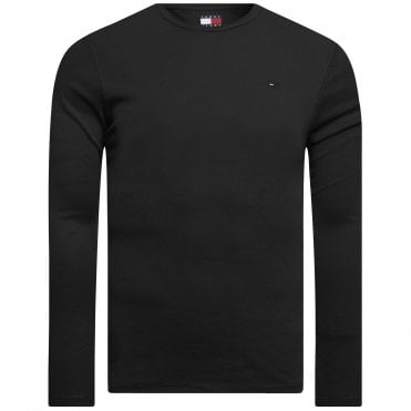 Tommy Hilfiger TJM T-shirt Μπλούζα Rib Longsleeve Στενή Γραμμή