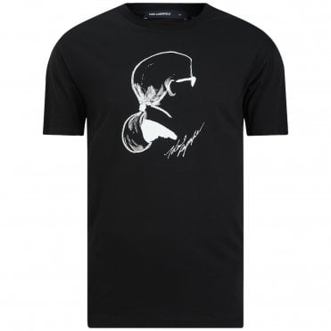Karl Lagerfeld T-shirt Μπλούζα Άνετη Γραμμή