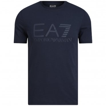 EA7 T-Shirt Με Στάμπα Core Identity Κανονική Γραμμή