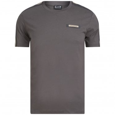 EA7 T-shirt Μπλούζα Sporty Logo Series Κανονική Γραμμή