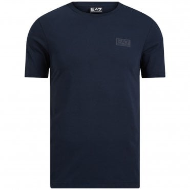 EA7 T-shirt Μπλούζα Sporty Oversize Logo Series Κανονική Γραμμή