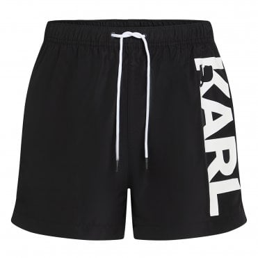Karl Lagerfeld Μαγιό Logo Short Κανονική Γραμμή