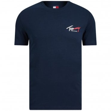 Tommy Hilfiger TJM T-Shirt Sign Chest Κανονική Γραμμή
