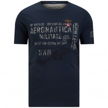 Aeronautica Militare T-shirt Μπλούζα Κανονική Γραμμή